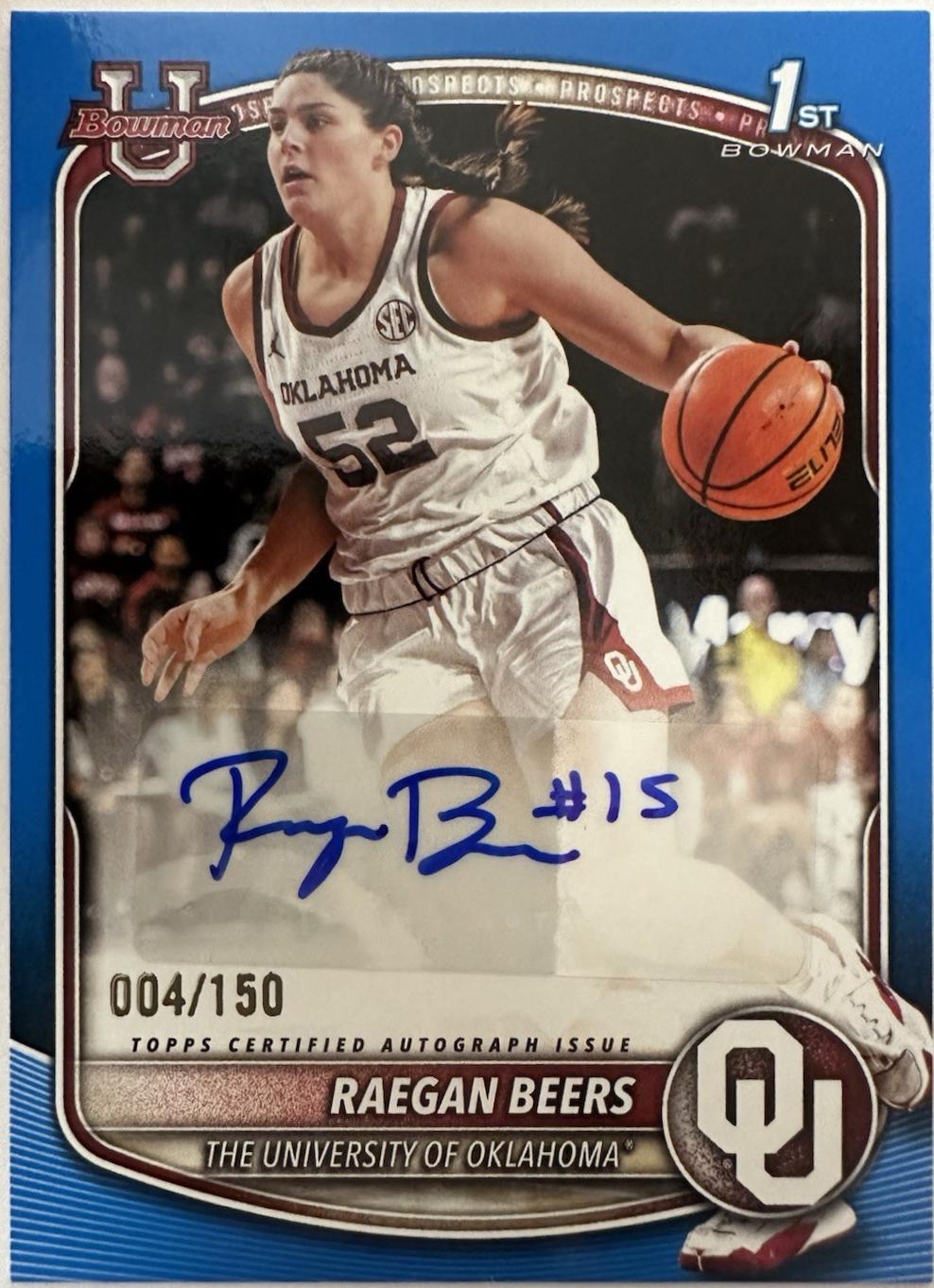 Raegan Beers [Blue Border] #PA-RE