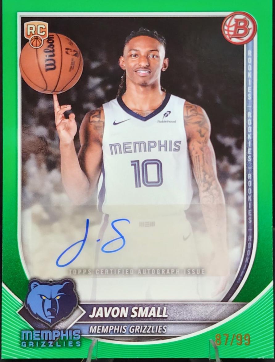 Javon Small [Green Border] #RVA-JS