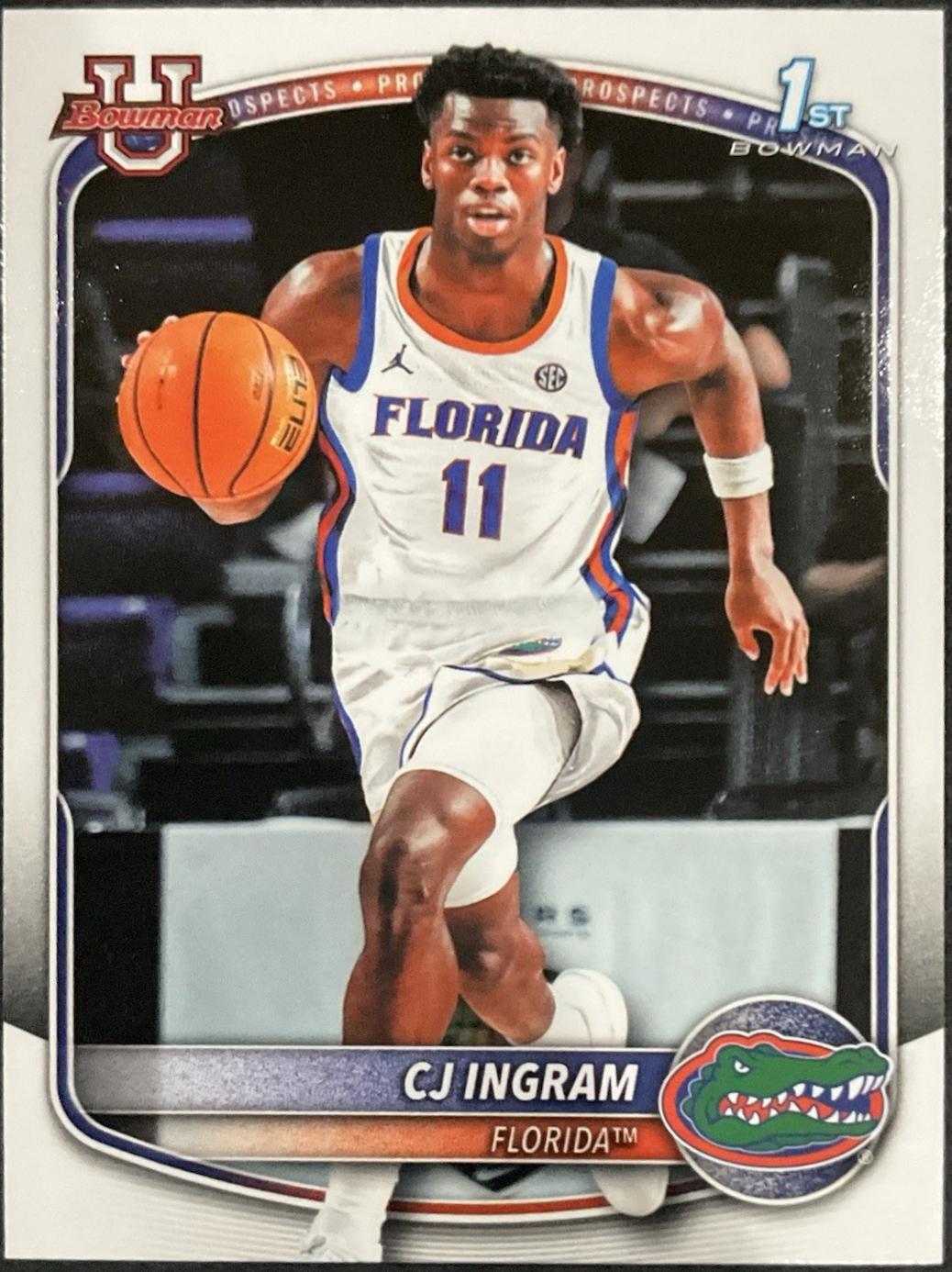 CJ Ingram [Bowman Logo Pattern] #BPP-77