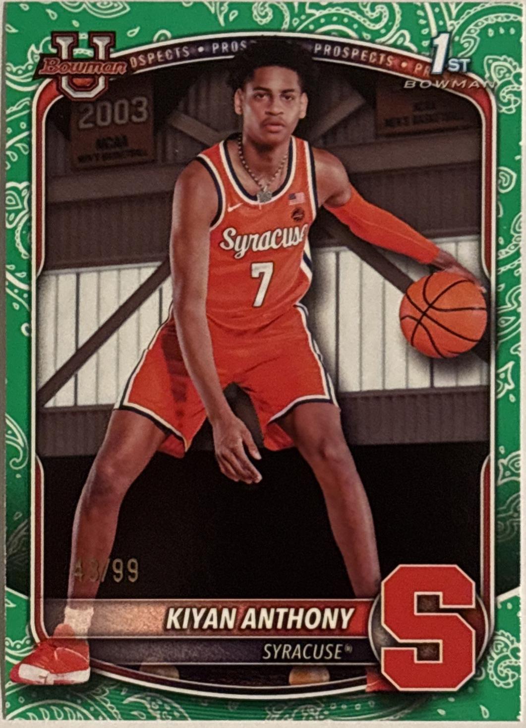 Kiyan Anthony [Green Border] #BPP-4