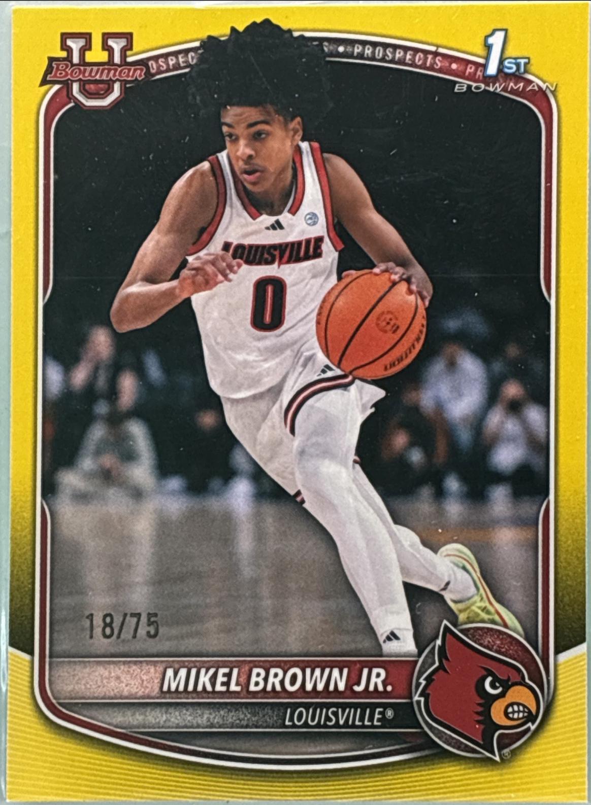 Mikel Brown Jr. [Yellow Border] #BPP-12