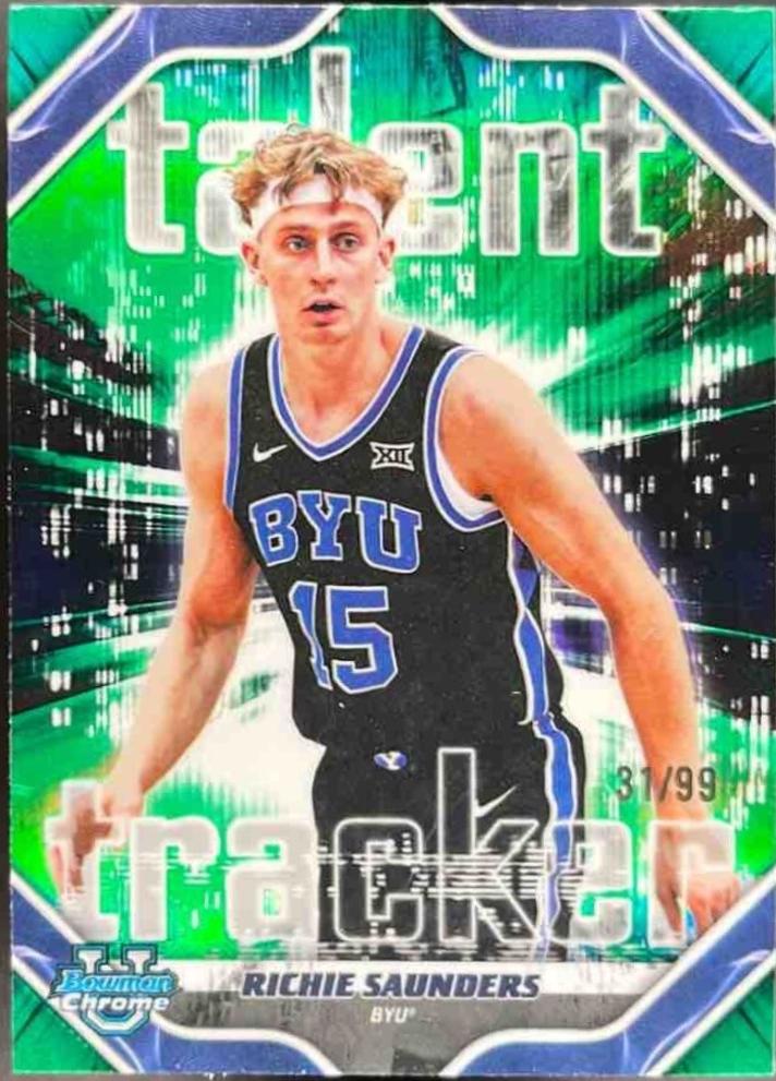 Richie Saunders [Green Refractor] #TT-19