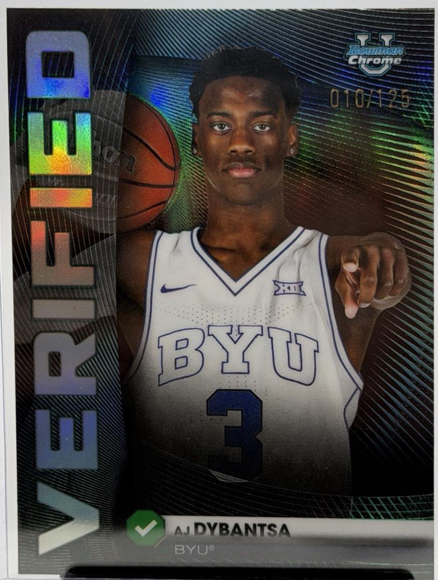 AJ Dybantsa [Aqua Refractor] #BV-1