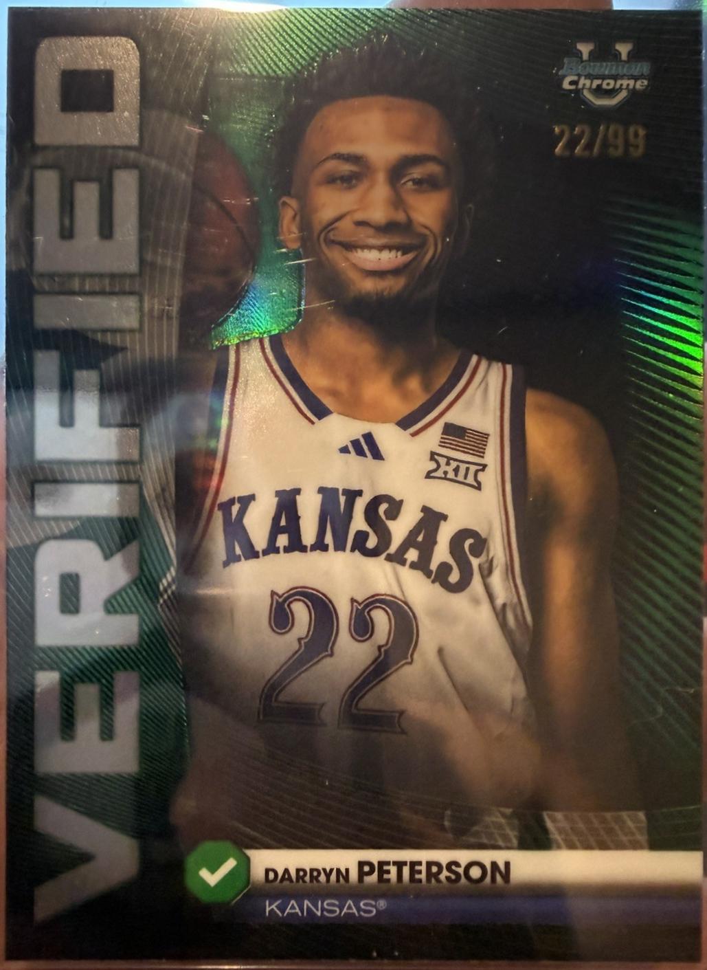 Darryn Peterson [Green Refractor] #BV-2