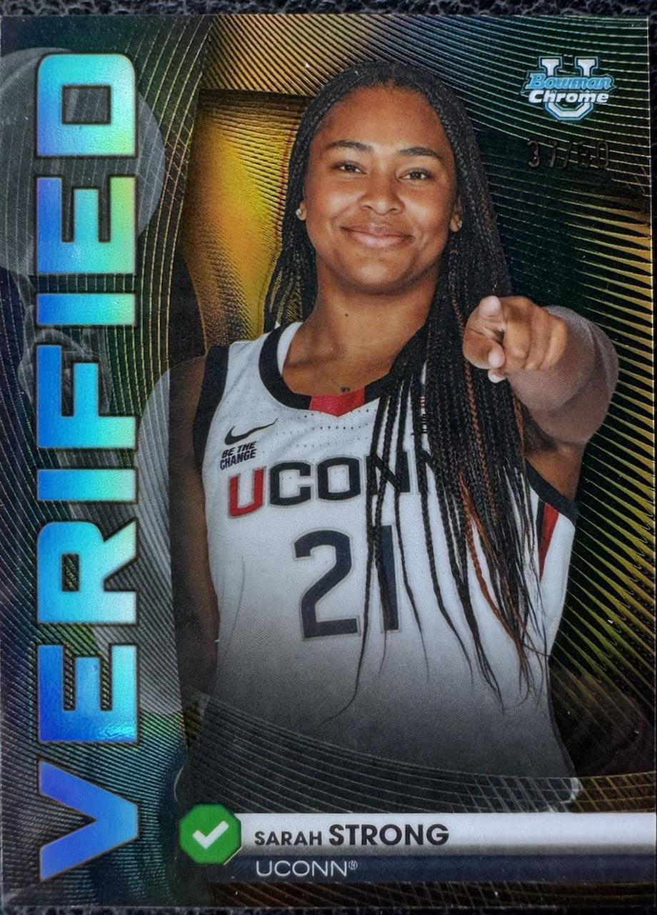 Sarah Strong [Gold Refractor] #BV-5