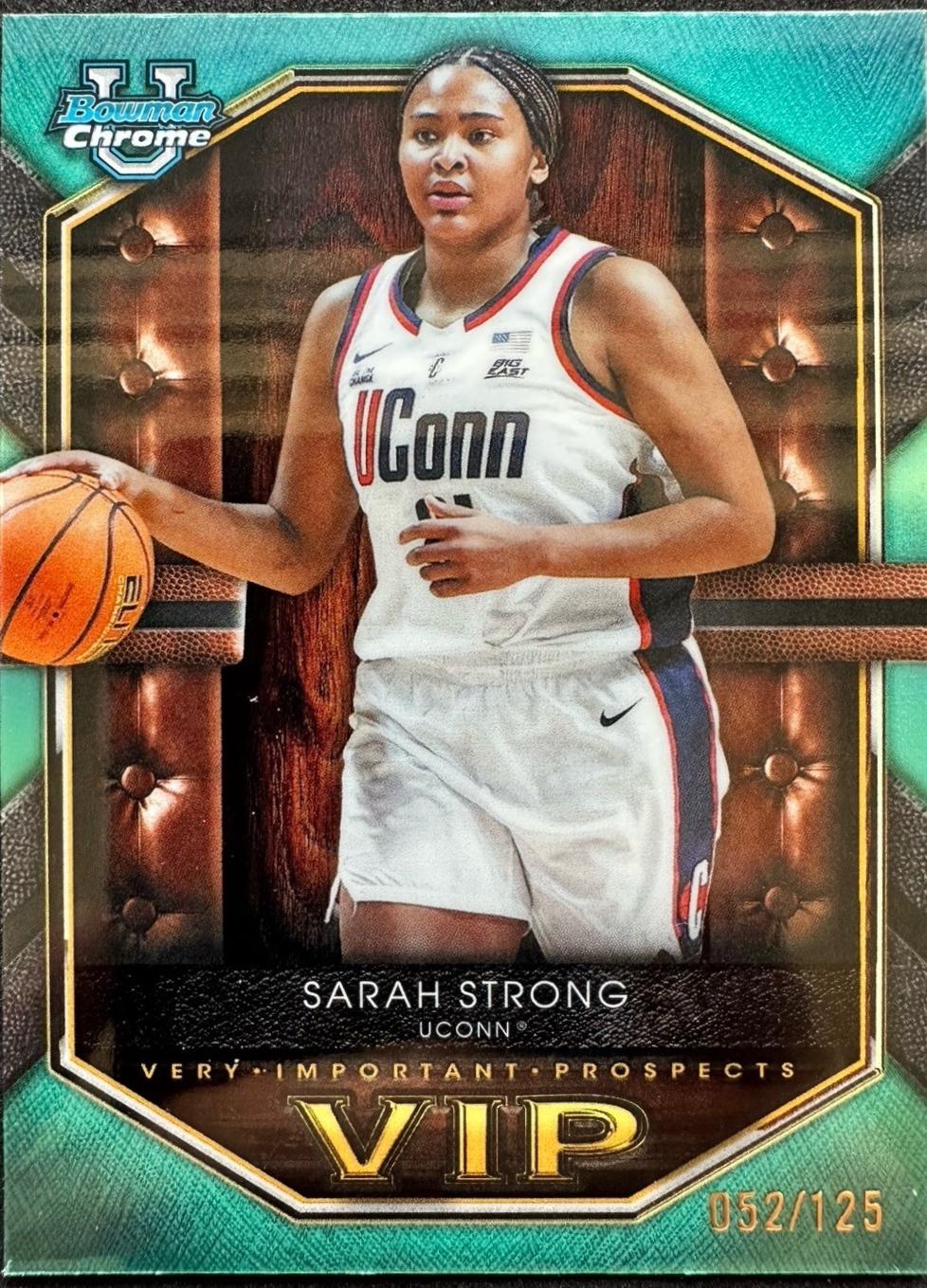 Sarah Strong [Aqua Refractor] #VIP-5
