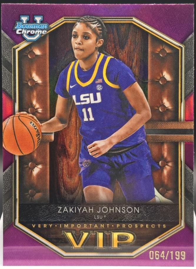 ZaKiyah Johnson [Fuchsia Refractor] #VIP-15