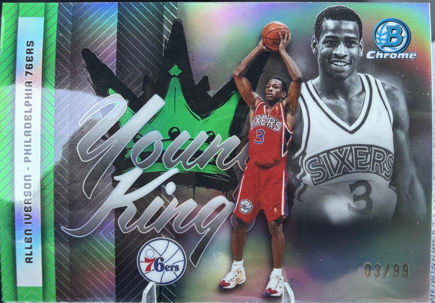 Allen Iverson [Green Refractor] #YK-16