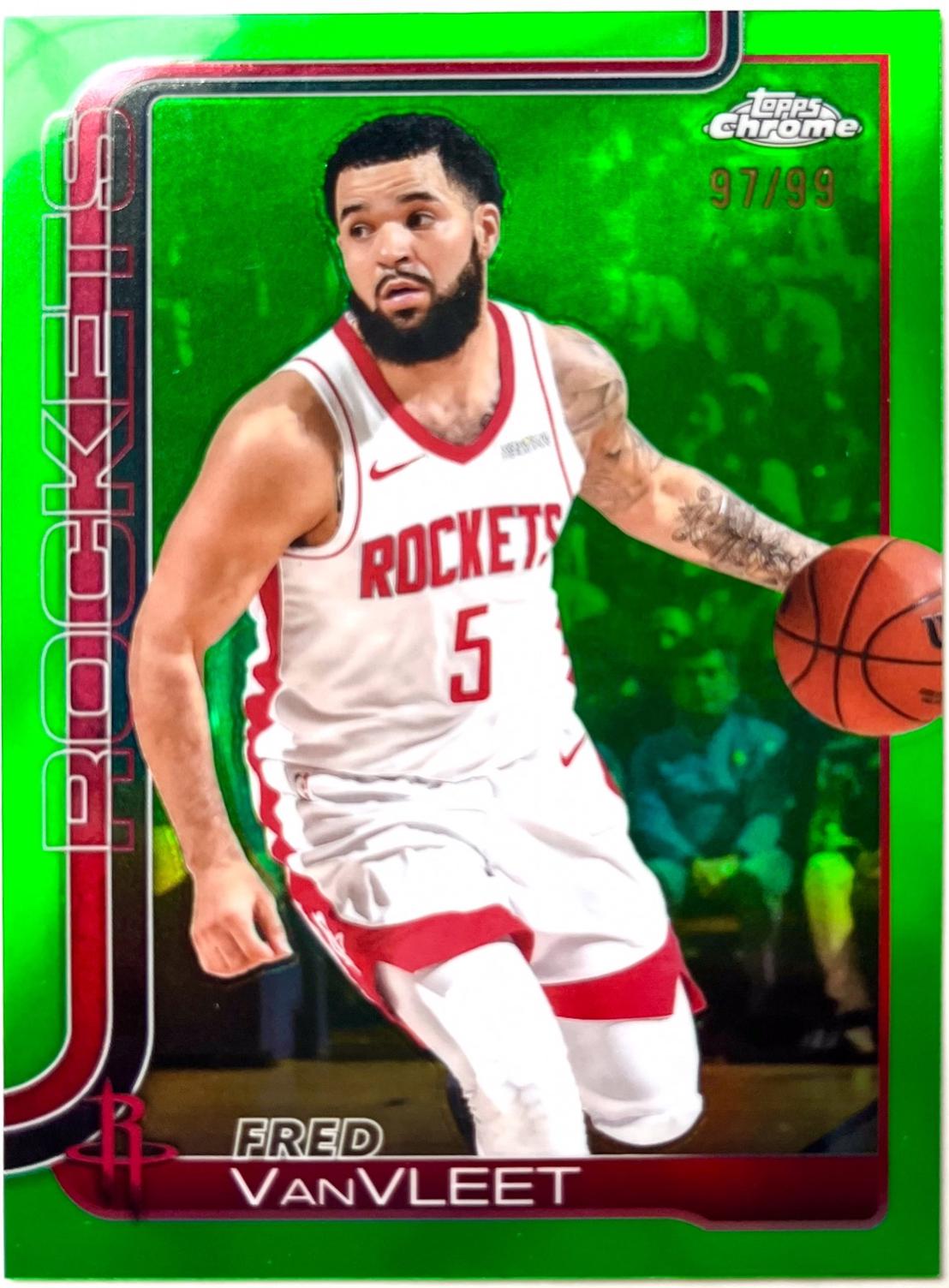Fred VanVleet [Green Basketball Refractor] #66