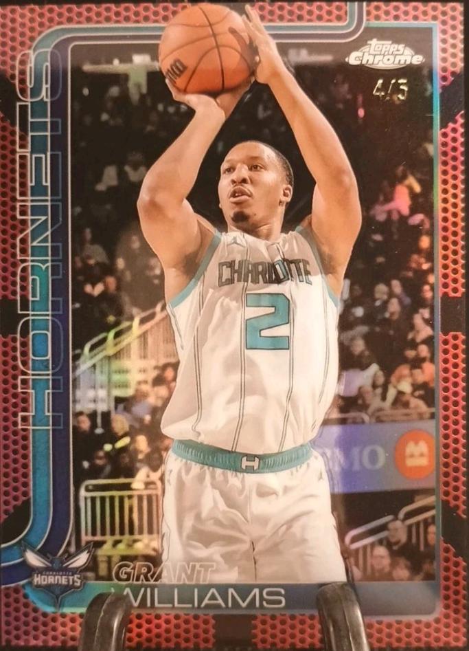 Grant Williams [Red Basketball Refractor] #65