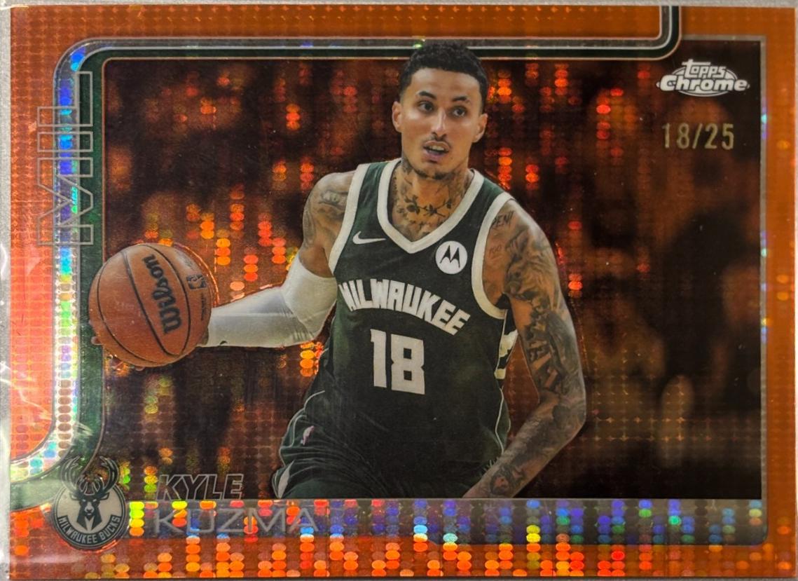Kyle Kuzma [Pulsar Orange Refractor] #118