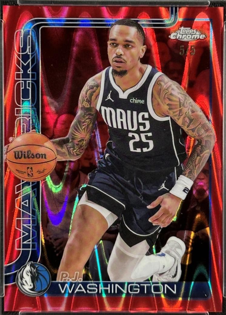 P.J. Washington [RayWave Red Refractor] #19