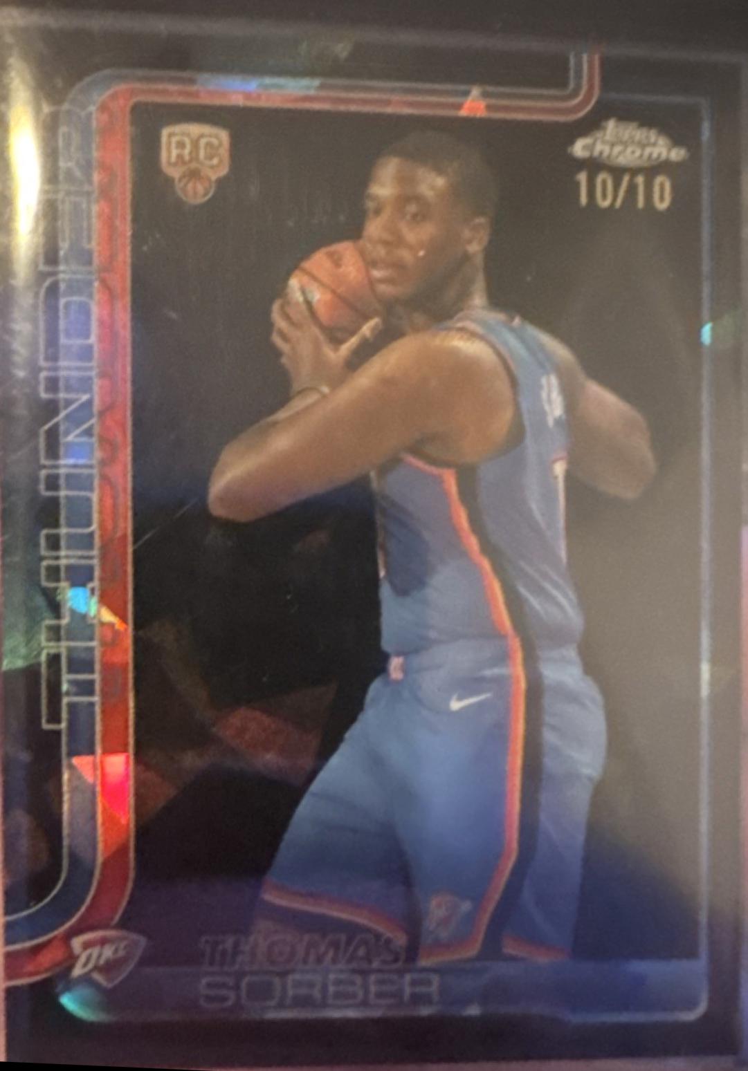 Thomas Sorber [Black Basketball Refractor] #265