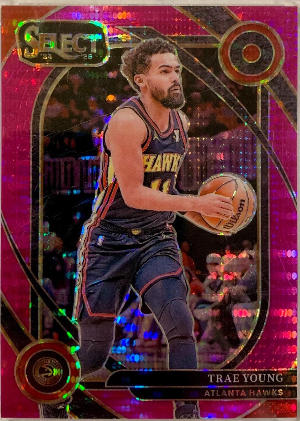 Trae Young [Neon Purple Pulsar Prizm] #223