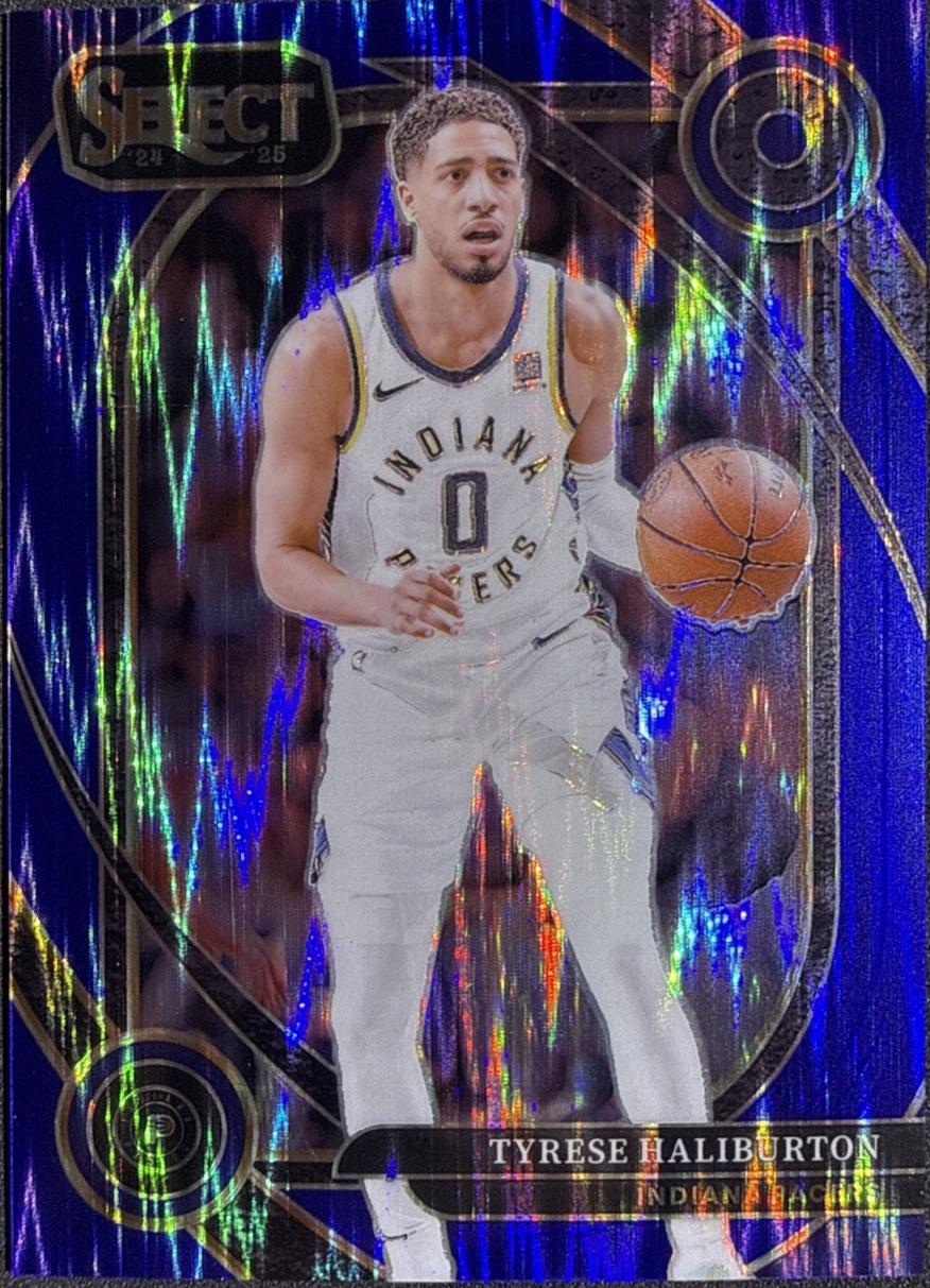 Tyrese Haliburton [Blue Flash Prizm] #220