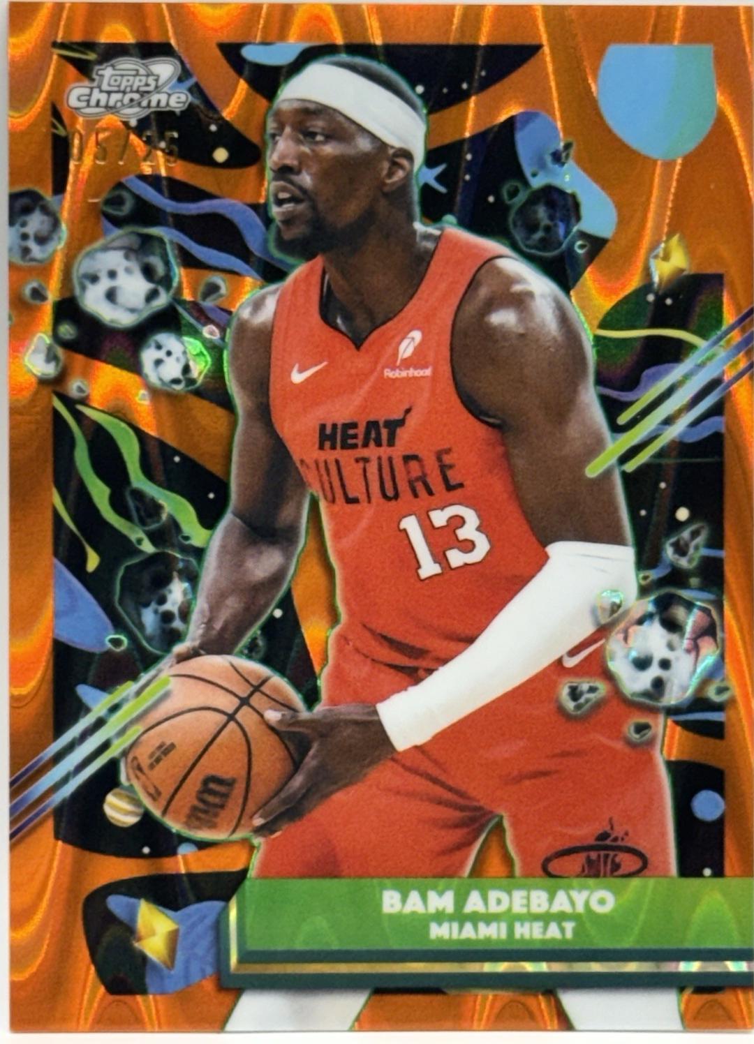 Bam Adebayo [Orange Galactic Refractor] #132