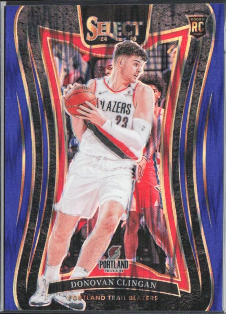 Donovan Clingan [Blue Flash Prizm] #390
