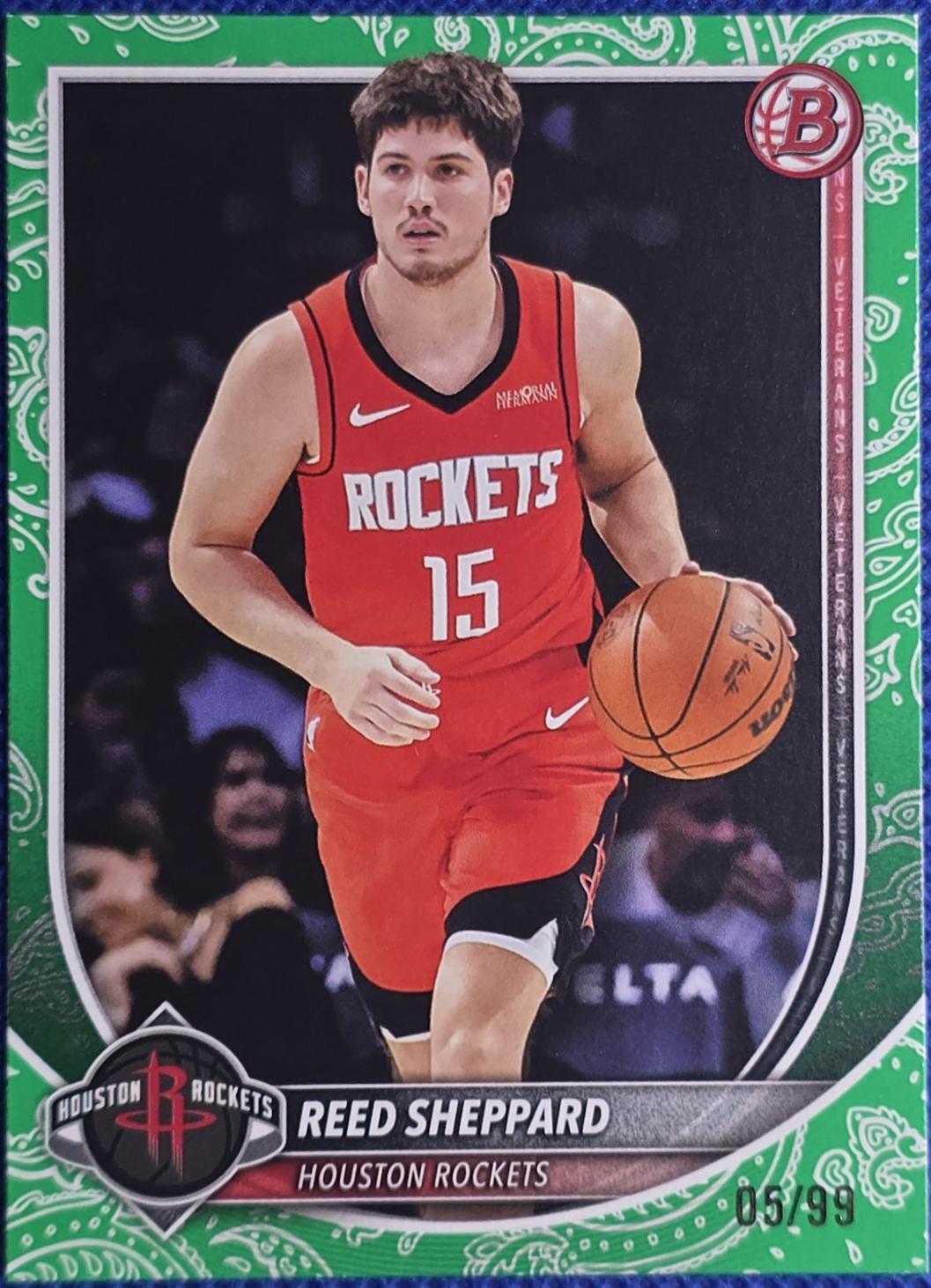 Reed Sheppard [Green Pattern Border] #135