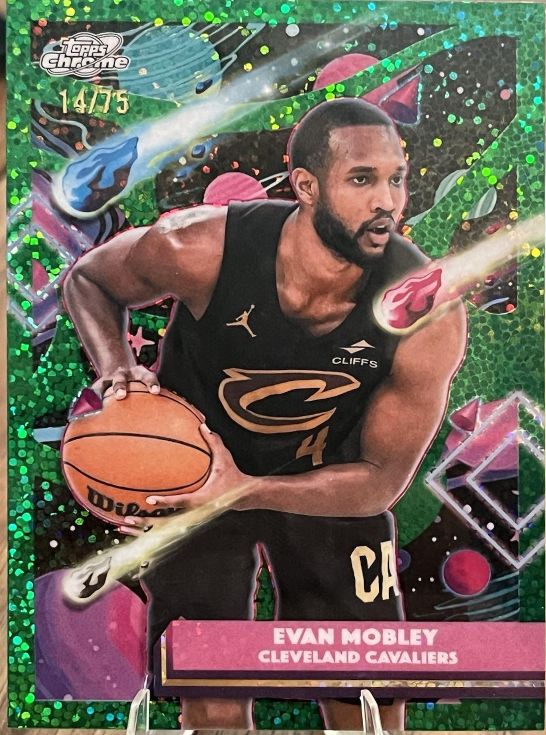 Evan Mobley [Green Space Dust Refractor] #74