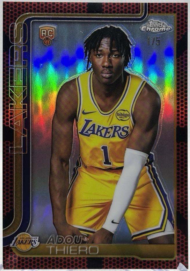 Adou Thiero [Red Basketball Refractor] #286