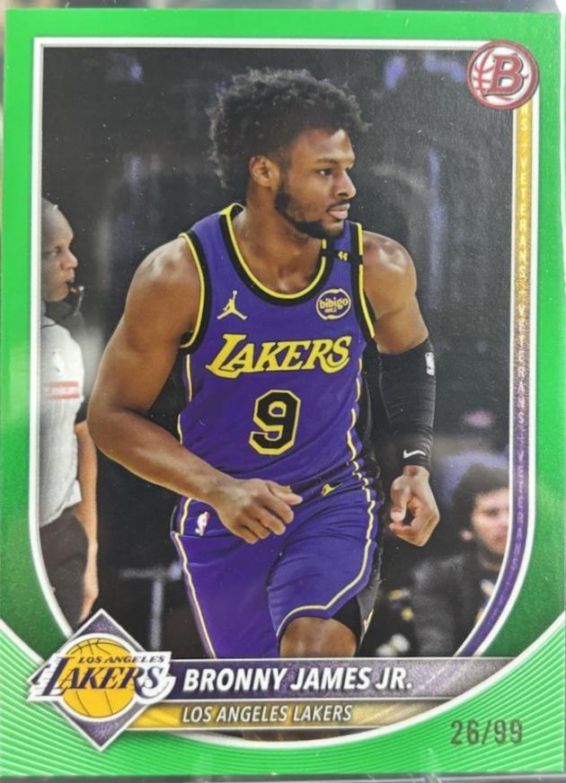 Bronny James Jr. [Green Border] #122