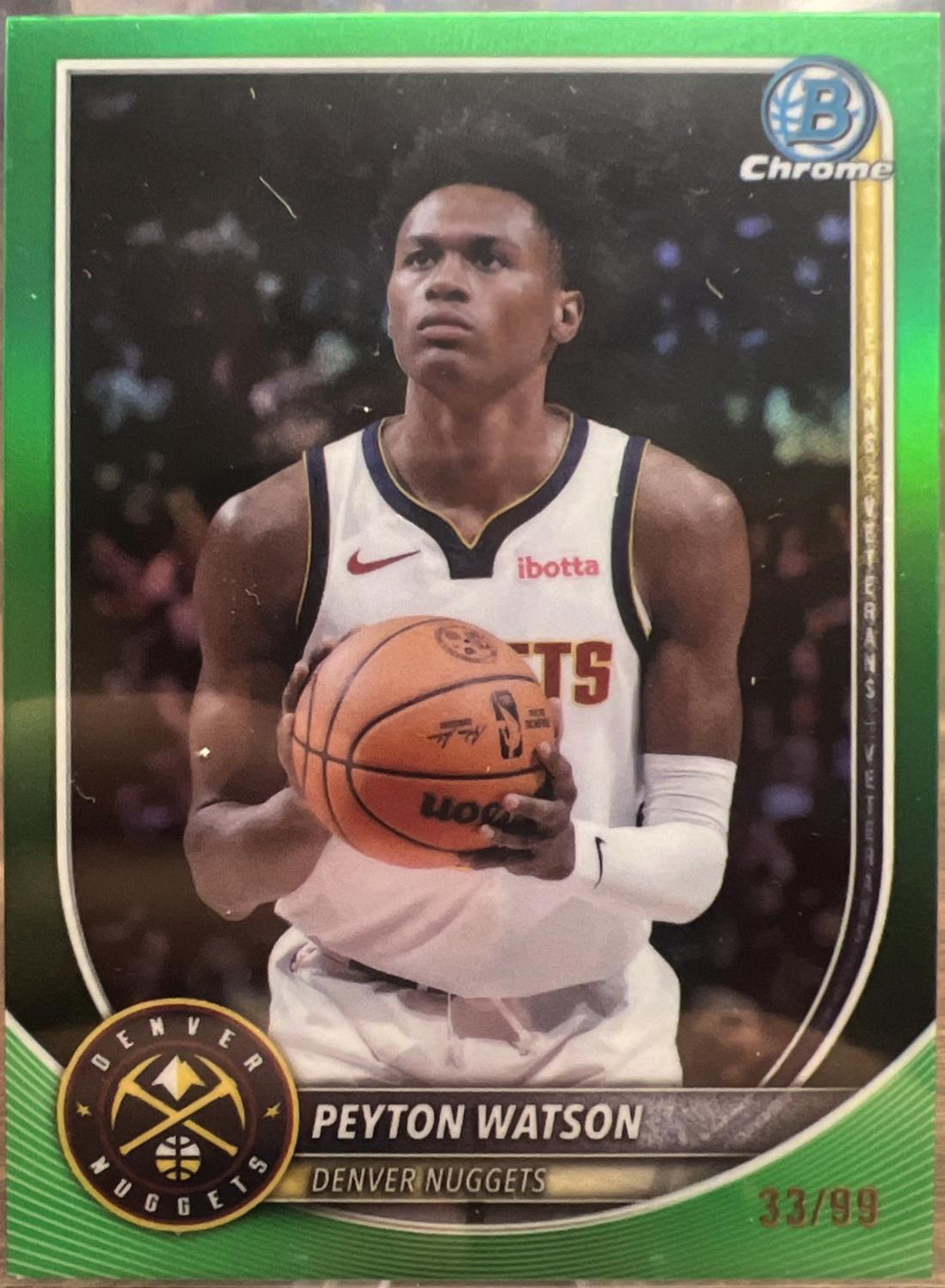 Peyton Watson [Green Border] #180