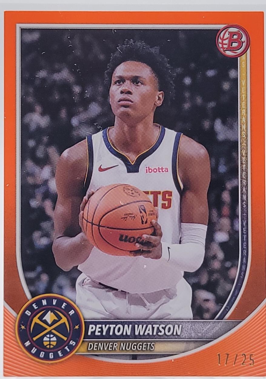 Peyton Watson [Orange Border] #180