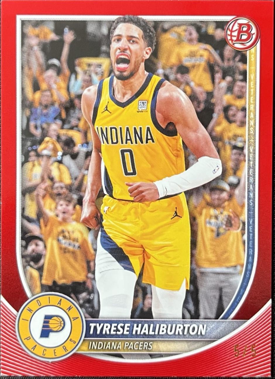 Tyrese Haliburton [Red Border] #77