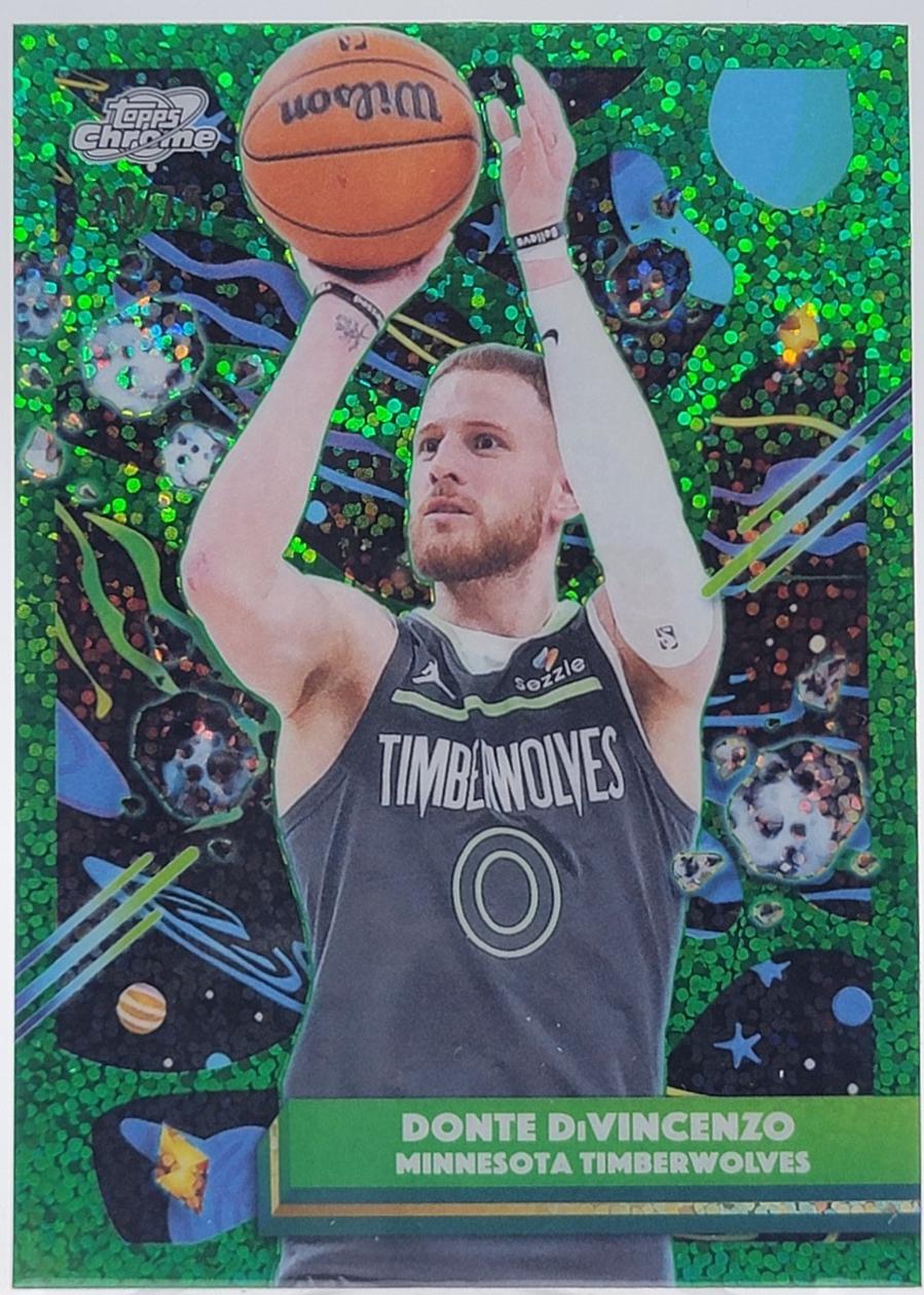 Donte DiVincenzo [Green Space Dust Refractor] #84