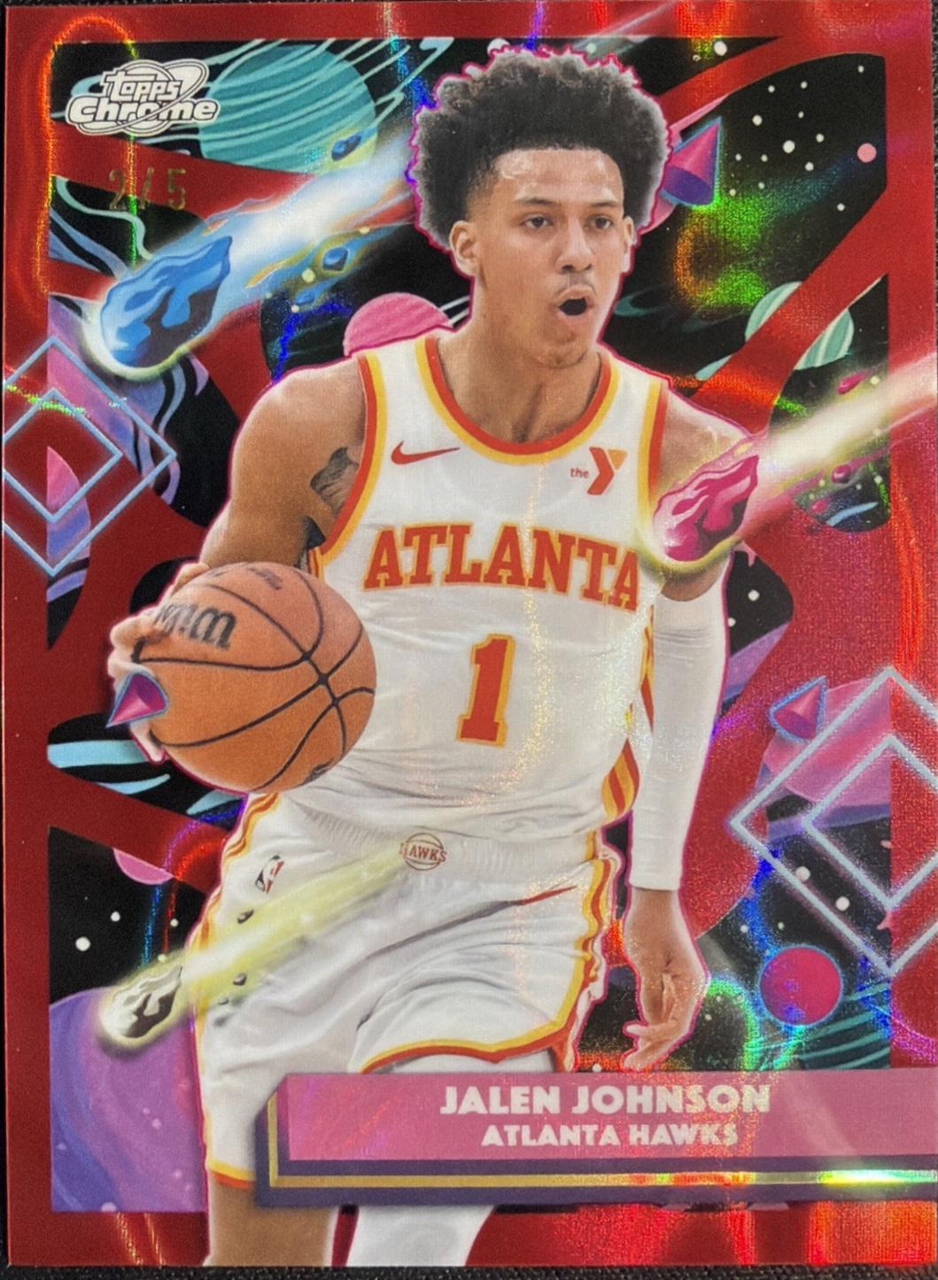 Jalen Johnson [Red Flare Refractor] #29