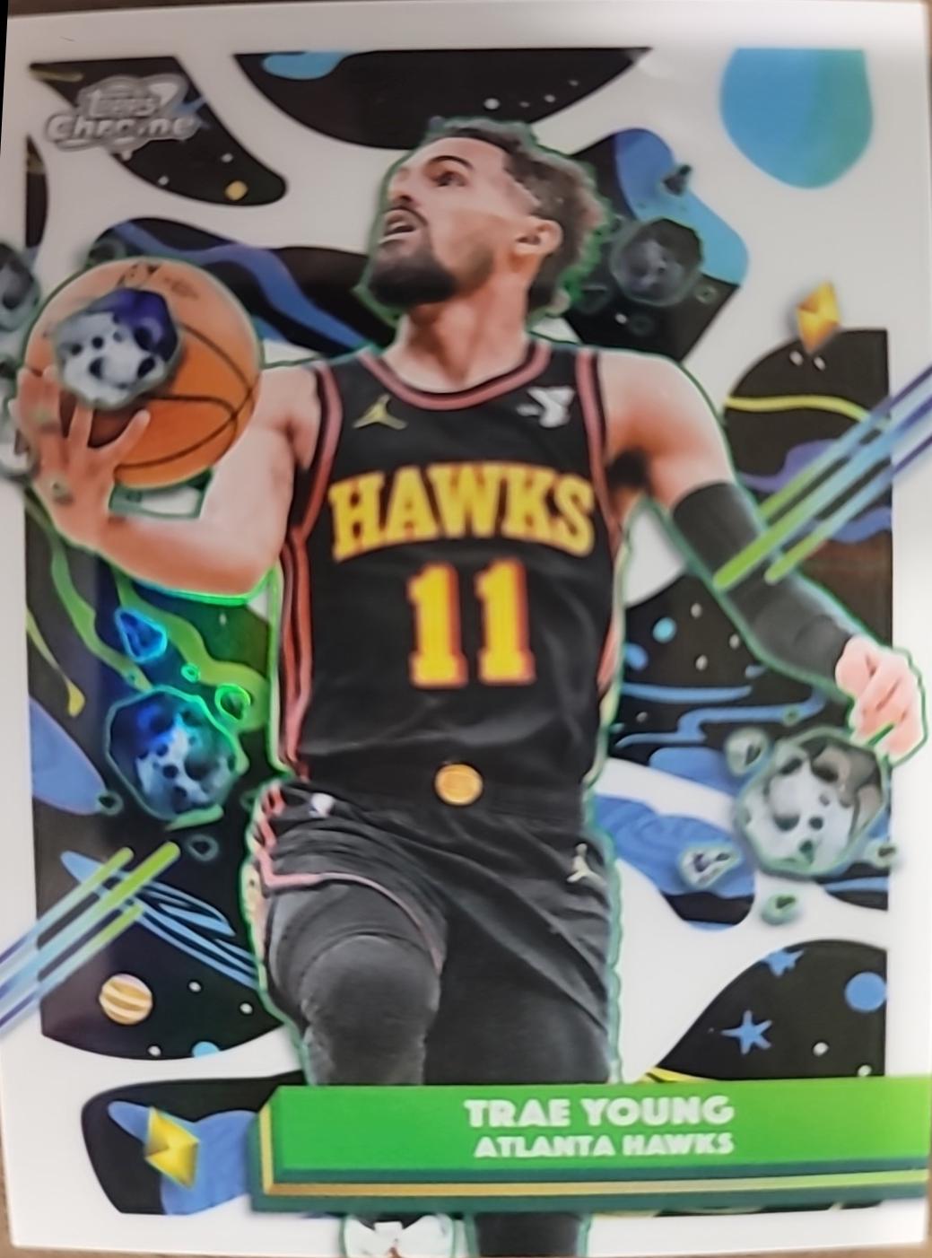 Trae Young [White Hole Refractor] #15