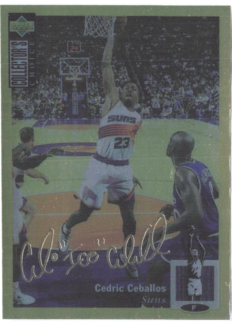 Cedric Ceballos [Gold Signature] #123