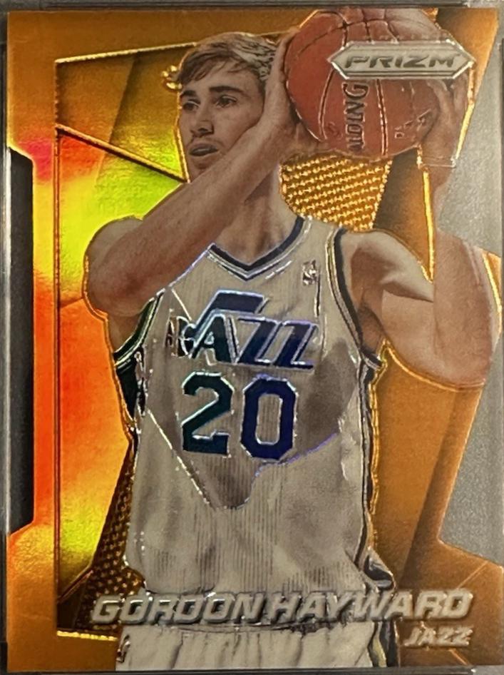 Gordon Hayward [Orange Die Cut Prizm] #93