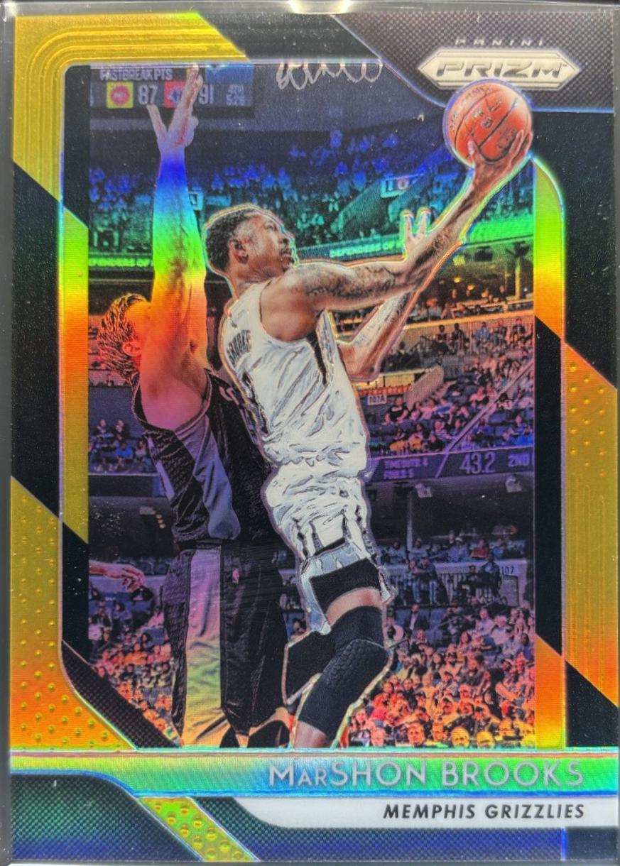 MarShon Brooks [Black Gold Prizm] #96