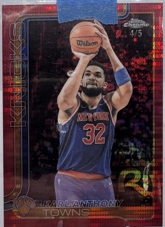 Karl-Anthony Towns [Pulsar Red Refractor] #179