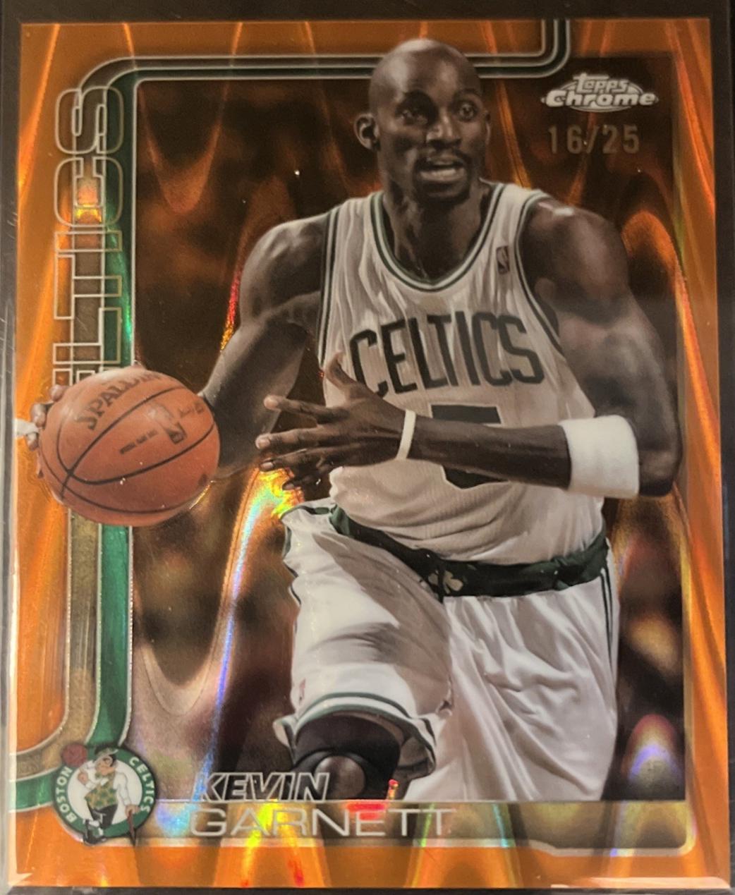 Kevin Garnett [RayWave Orange Refractor] #247