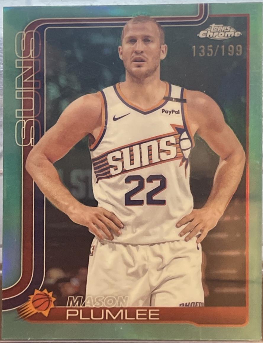 Mason Plumlee [Aqua Refractor] #106