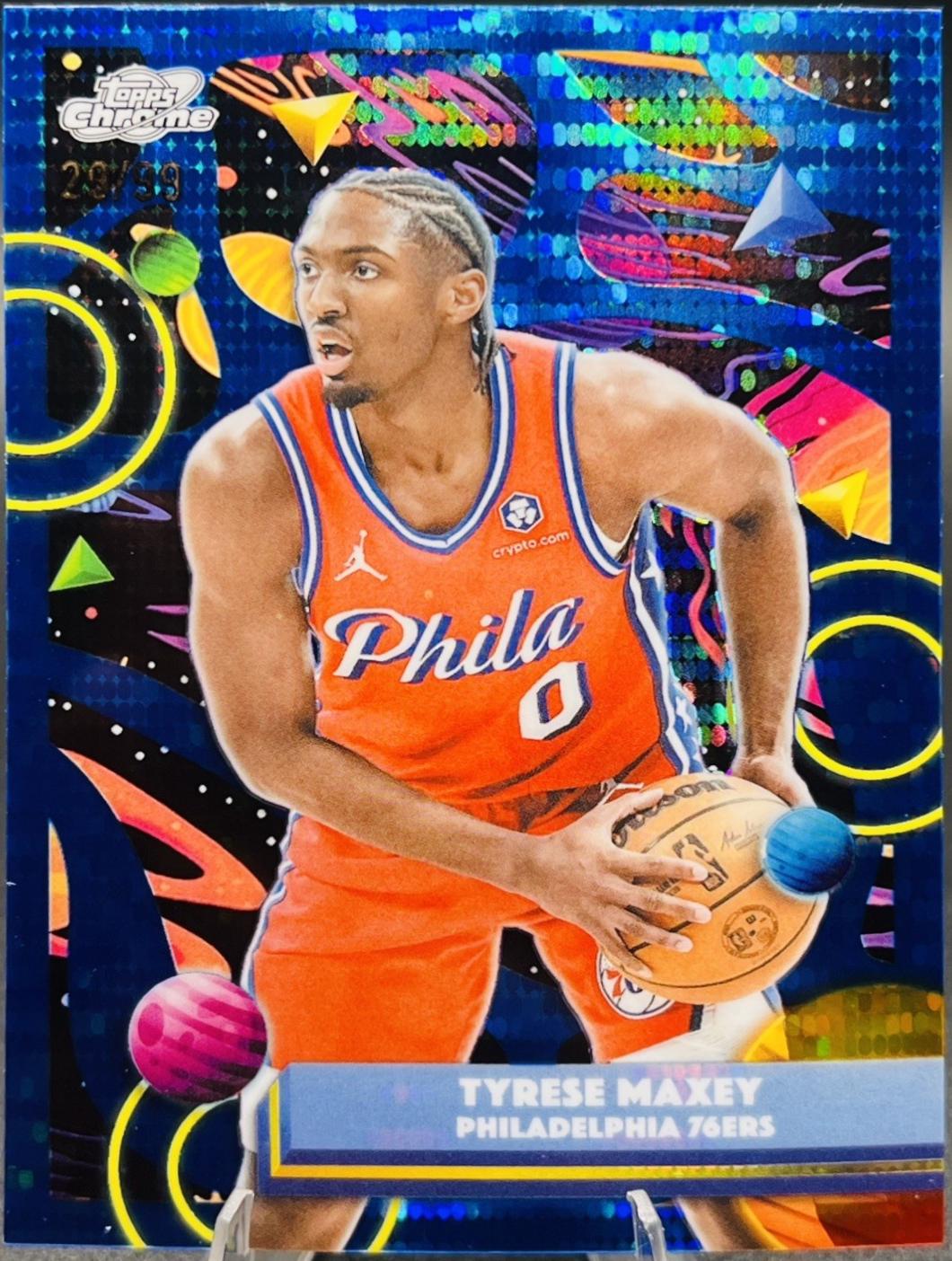 Tyrese Maxey [Blue Moon Refractor] #57
