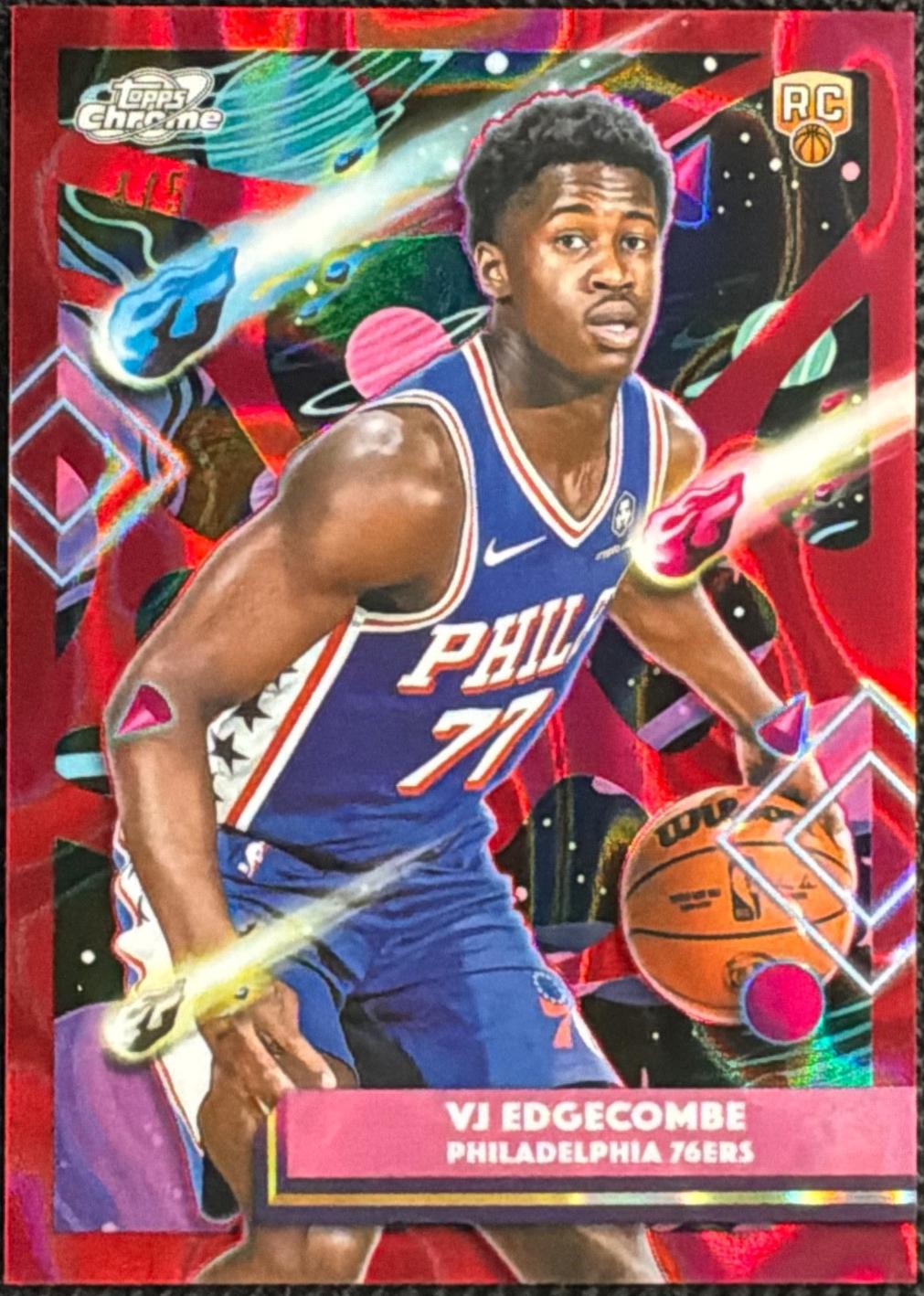 VJ Edgecombe [Red Flare Refractor] #35