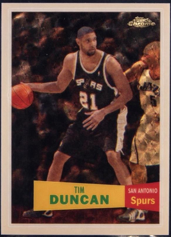 Tim Duncan [1957 Superfractor] #21