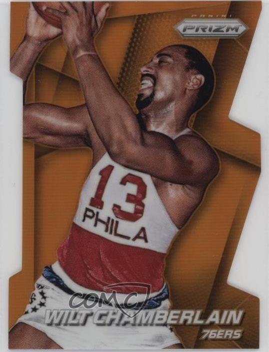 Wilt Chamberlain [Orange Die Cut Prizm] #220
