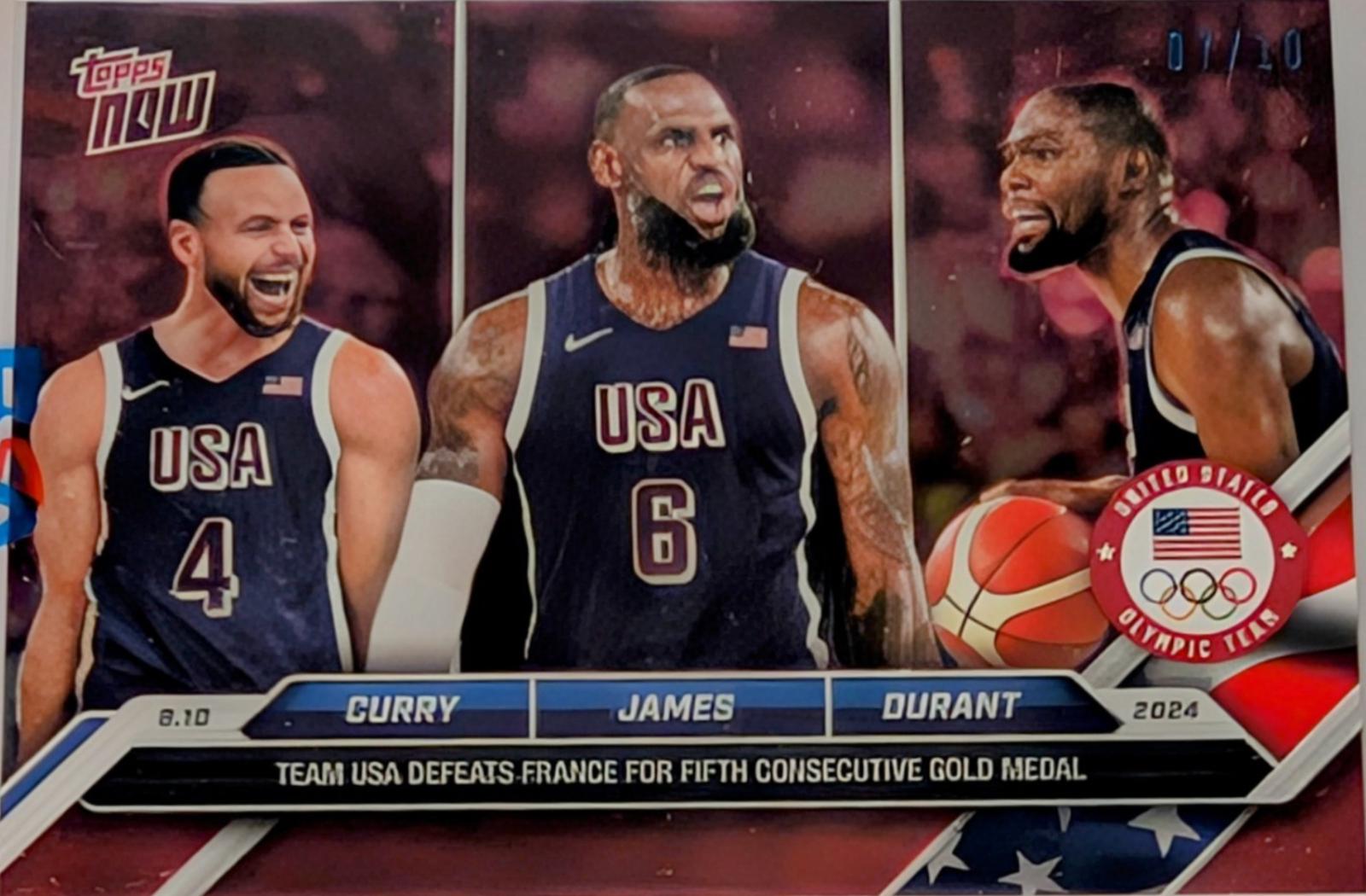 Curry James Durant Team USA [Red] #26