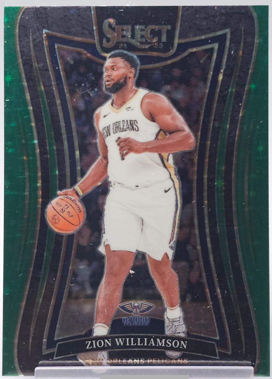 Zion Williamson [Green Stars Prizm] #304