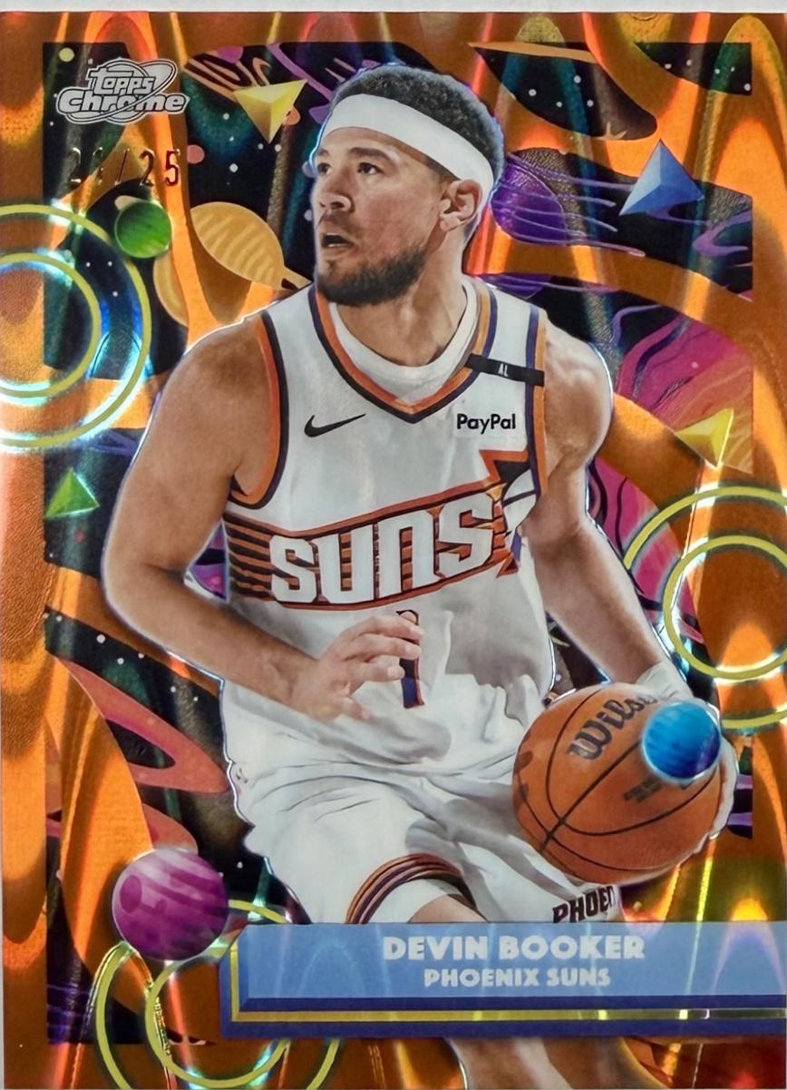 Devin Booker [Orange Galactic Refractor] #184
