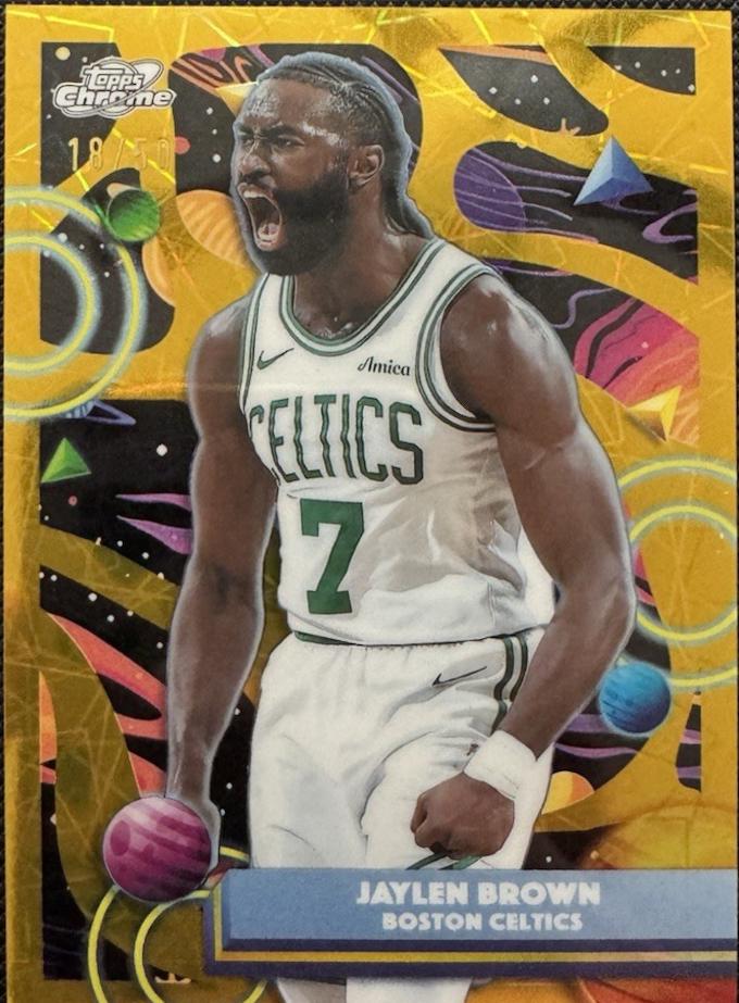 Jaylen Brown [Gold Interstellar Refractor] #112