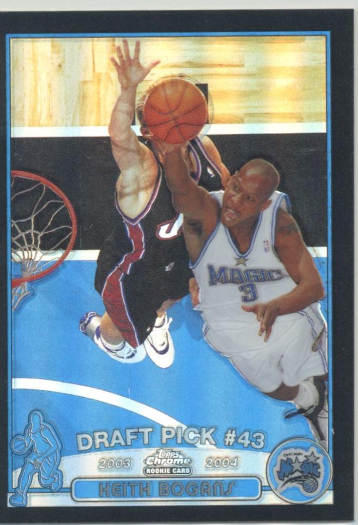 Keith Bogans [Black Refractor] #150