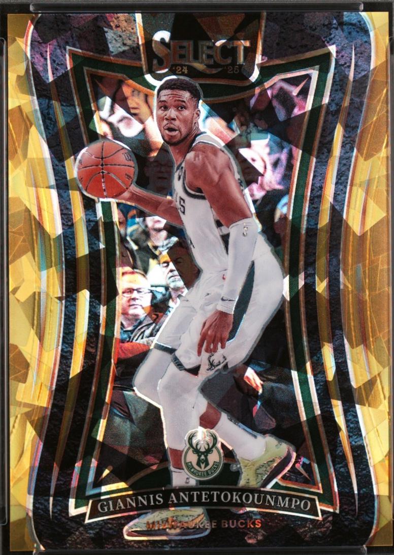 Giannis Antetokounmpo [Gold Cracked Ice Prizm] #326