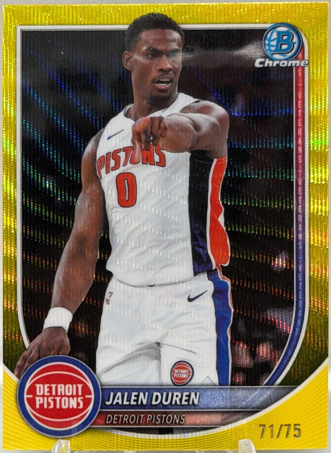 Jalen Duren [Yellow Border] #75