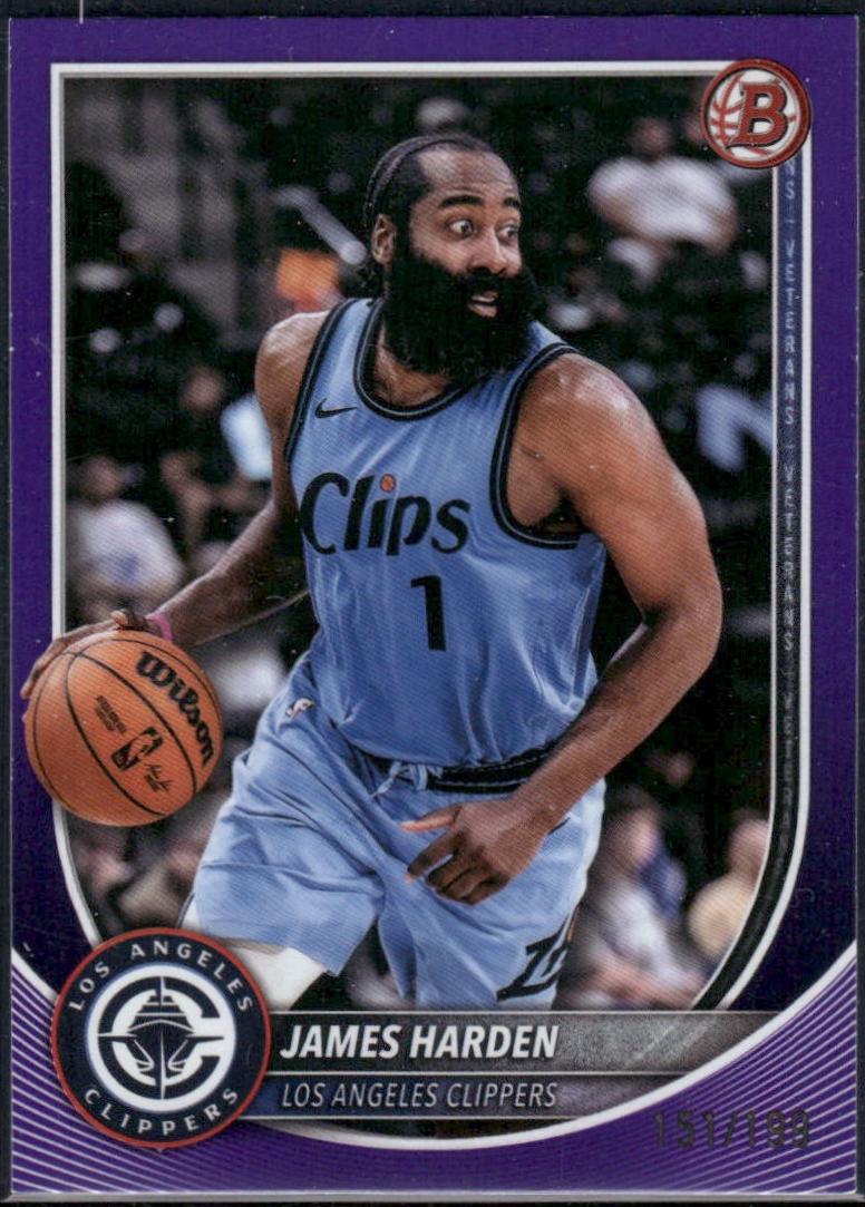 James Harden [Purple Pattern Border] #119