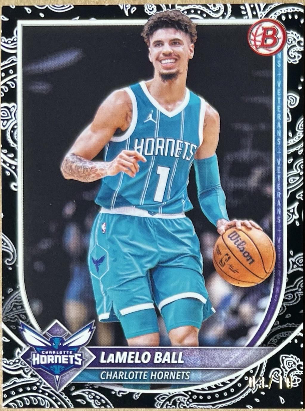 LaMelo Ball [Black Pattern Border] #86